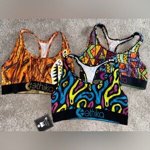 Ethika Vibrant Graphic Sports Bras Set